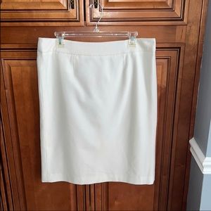 Calvin Klein Off White Skirt